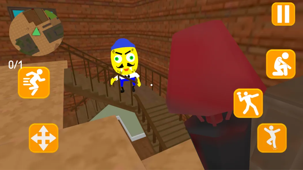 Neighbor Sponge. Scary Secret МОД/Взлом [Много денег, Монет и Все открыто] Screenshot 3