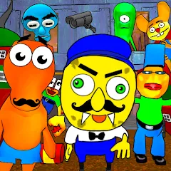 Скачать Sponge Neighbor Escape 3D Взлом (Много денег) на Андроид бесплатно