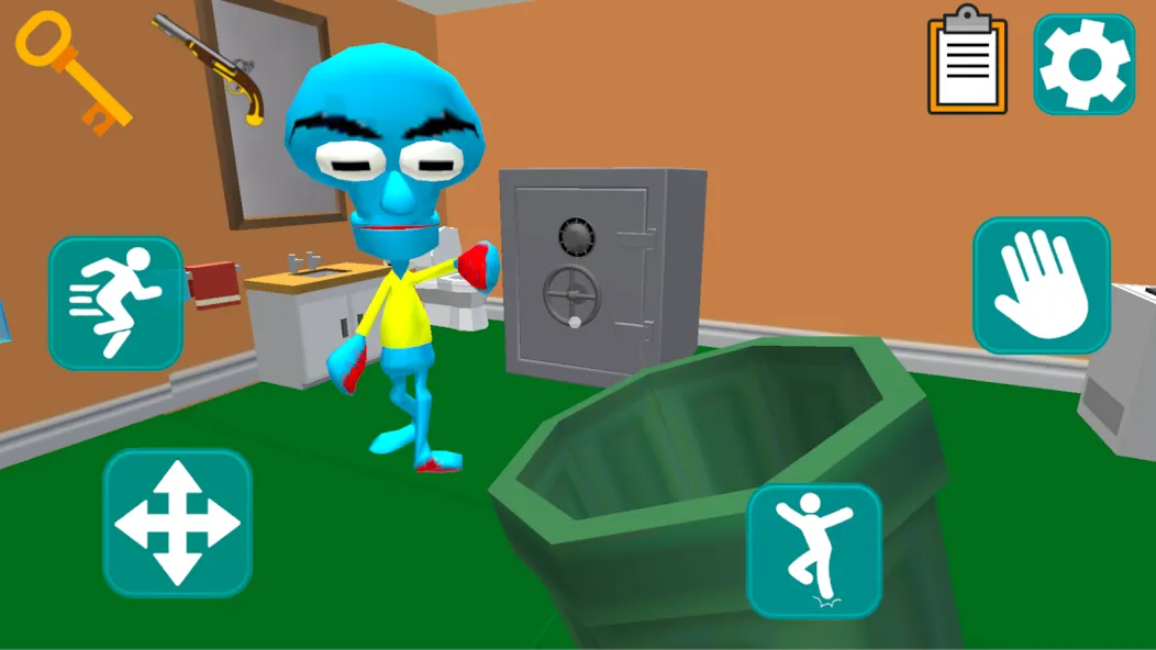 Squid Neighbor. Sponge Escape МОД/Взлом [Меню, Бесконечные монеты и Открытые уровни] Screenshot 2