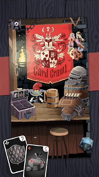 Card Crawl (Кард Кролл) МОД/Взлом [Бесконечные деньги, Монеты и Мега MOD] Screenshot 2