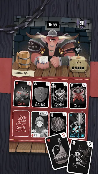 Card Crawl (Кард Кролл) МОД/Взлом [Бесконечные деньги, Монеты и Мега MOD] Screenshot 3
