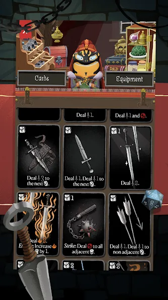 Card Crawl Adventure (Кард Кроул Приключение) МОД/Взлом [Деньги, Монеты и Меню MOD] Screenshot 5