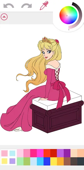Princess Coloring Book Game МОД/Взлом [Деньги, Монеты и Меню MOD] Screenshot 4