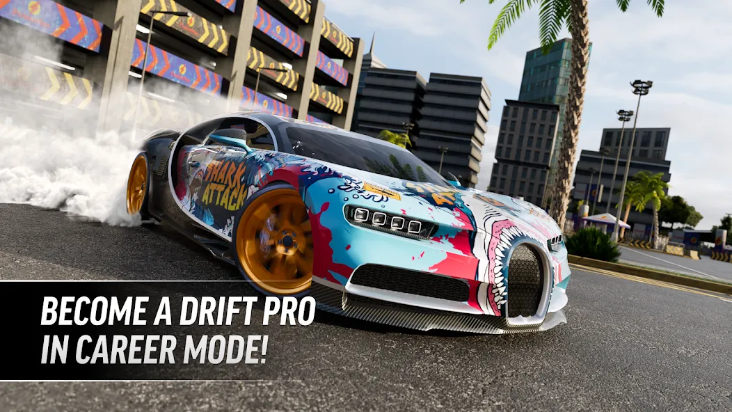 Drift Max Pro Car Racing Game (Дрифт Макс Про) МОД/Взлом [Меню, Бесконечные монеты и Открытые уровни] Screenshot 1