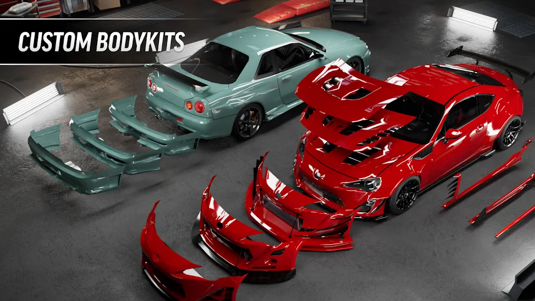 Drift Max Pro Car Racing Game (Дрифт Макс Про) МОД/Взлом [Меню, Бесконечные монеты и Открытые уровни] Screenshot 2