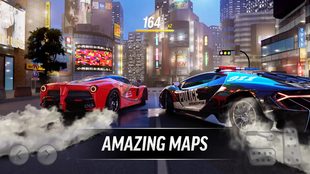 Drift Max Pro Car Racing Game (Дрифт Макс Про) МОД/Взлом [Меню, Бесконечные монеты и Открытые уровни] Screenshot 5