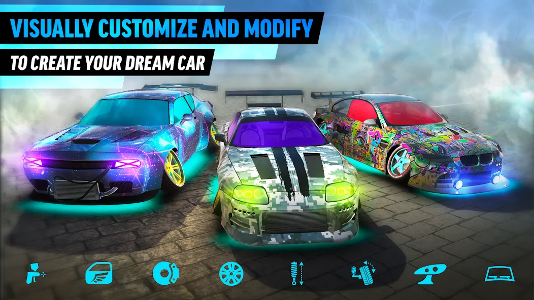 Drift Max World - Racing Game (Дрифт Макс Ворлд) МОД/Взлом [Бесконечные деньги, Монеты и Мега MOD] Screenshot 4