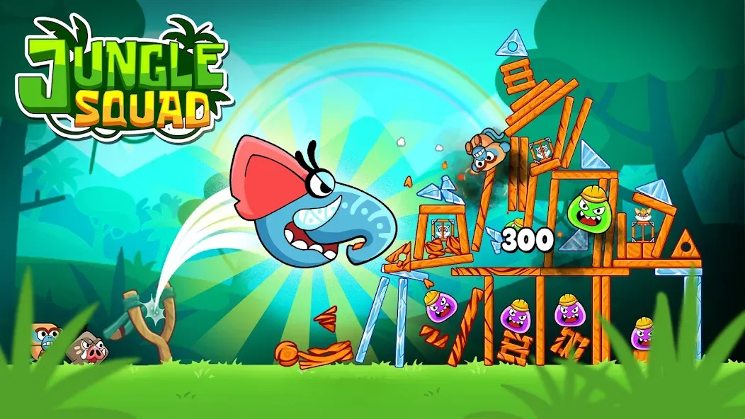 Jungle Squad: Rescue Animals (Джангл Сквад) МОД/Взлом [Много монет, Открытые уровни и Мега MOD] Screenshot 1