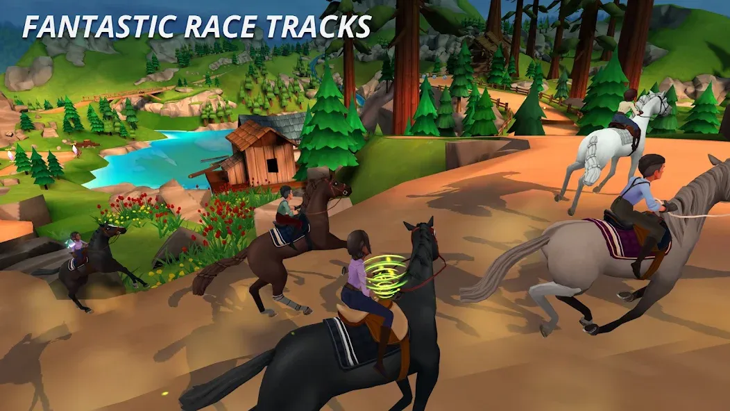 Wildshade: Fantasy Horse Races (Уайлдшейд) МОД/Взлом [Все открыто, Дополнительные деньги и Меню MOD] Screenshot 1