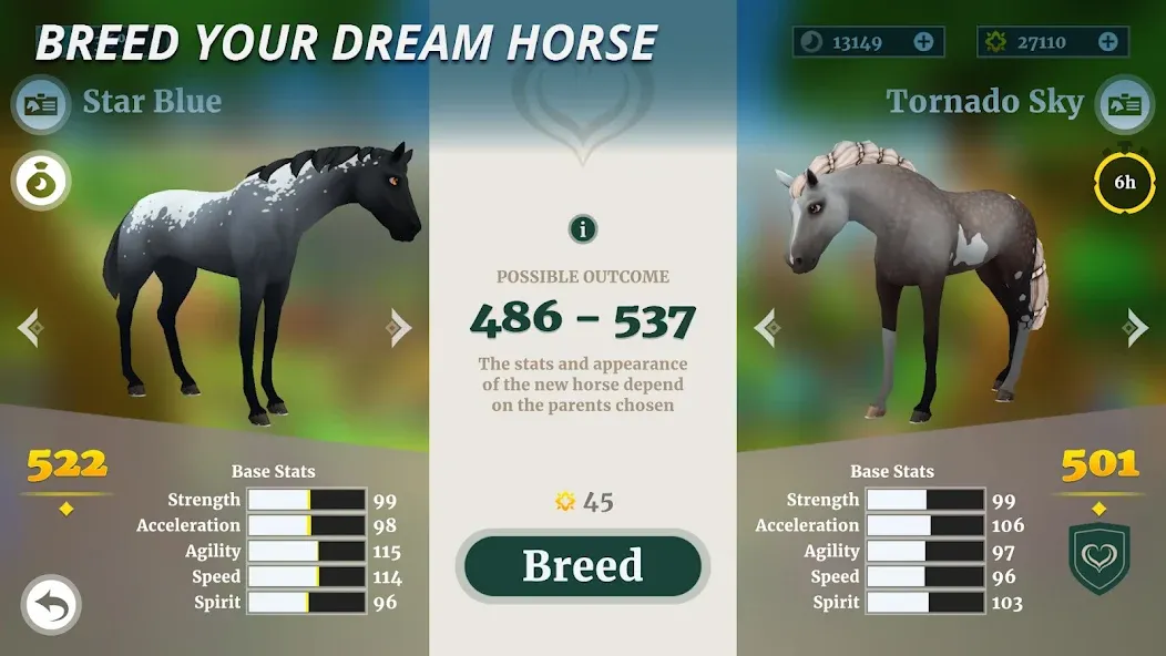 Wildshade: Fantasy Horse Races (Уайлдшейд) МОД/Взлом [Все открыто, Дополнительные деньги и Меню MOD] Screenshot 2