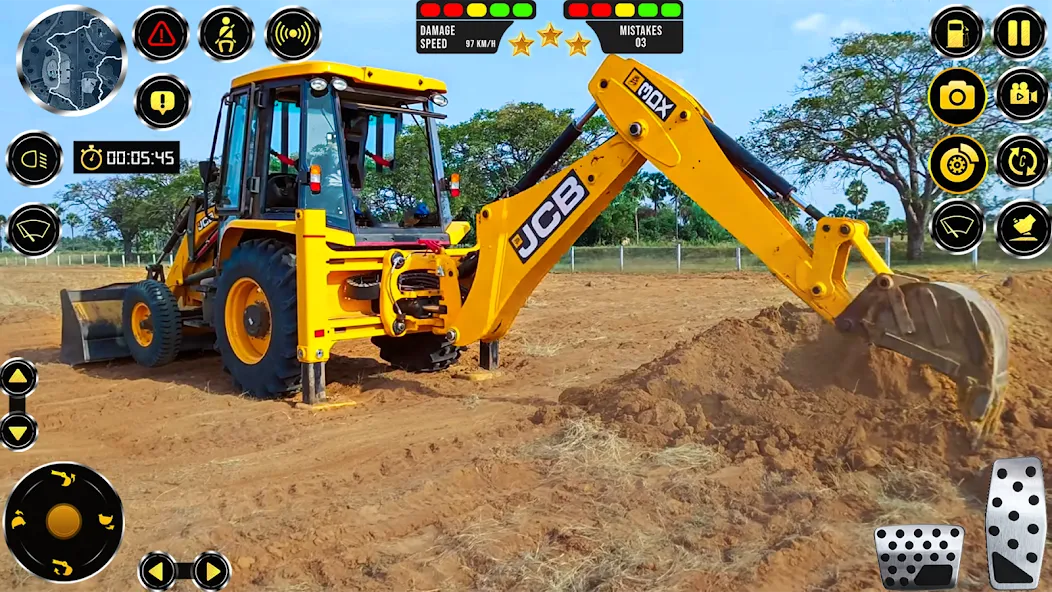 JCB Excavator Construction 3D МОД/Взлом [Много денег, Монет и Все открыто] Screenshot 2