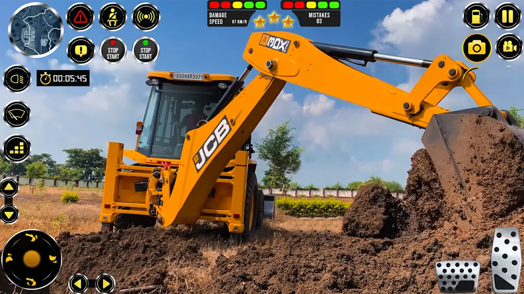 JCB Excavator Construction 3D МОД/Взлом [Много денег, Монет и Все открыто] Screenshot 4
