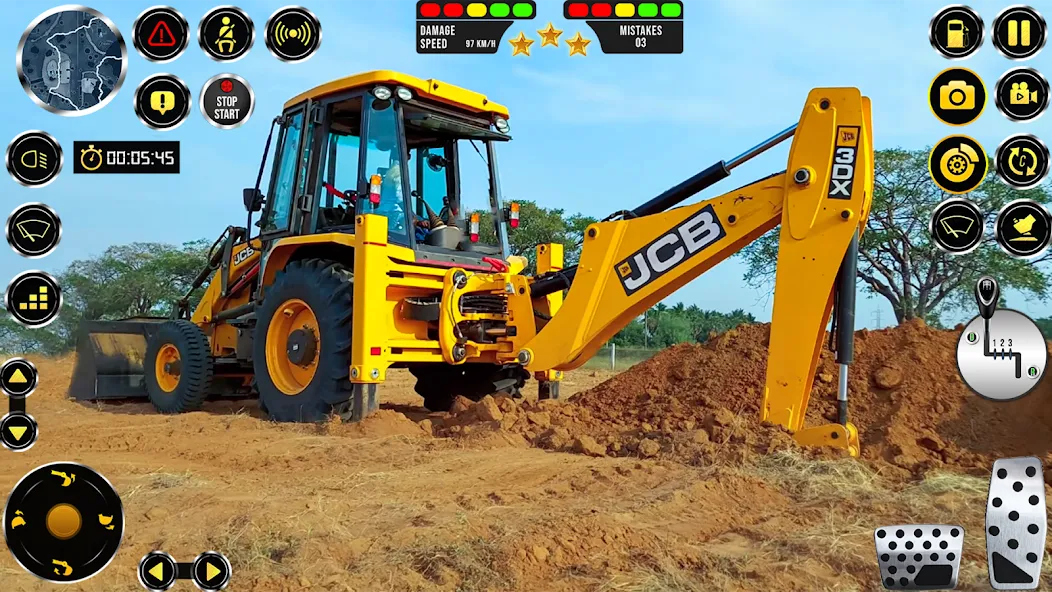 JCB Excavator Construction 3D МОД/Взлом [Много денег, Монет и Все открыто] Screenshot 5