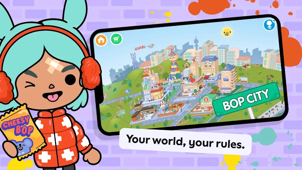Toca Boca World (Тока Лайф Ворлд) МОД/Взлом [Много денег, Монет и Все открыто] Screenshot 1