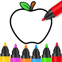 Скачать Toddler Coloring Book For Kids Взлом (Все разблокировано) на Андроид бесплатно