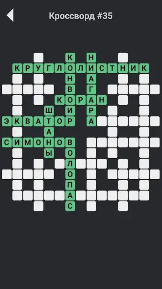 Кроссворды без интернета МОД/Взлом [Все открыто, Дополнительные деньги и Меню MOD] Screenshot 1
