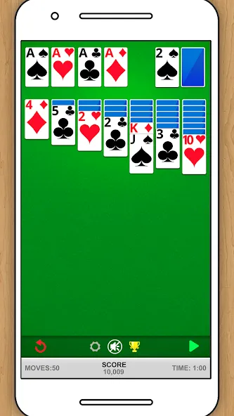 SOLITAIRE CLASSIC CARD GAME МОД/Взлом [Деньги, Монеты и Меню MOD] Screenshot 1