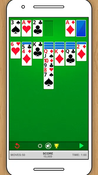 SOLITAIRE CLASSIC CARD GAME МОД/Взлом [Деньги, Монеты и Меню MOD] Screenshot 4