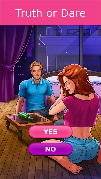 Kiss Kiss: Spin the Bottle МОД/Взлом [Бесконечные деньги, Монеты и Мега MOD] Screenshot 2