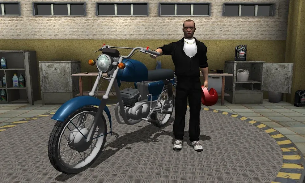 Russian Moto Traffic Rider 3D МОД/Взлом [Много монет, Открытые уровни и Мега MOD] Screenshot 2