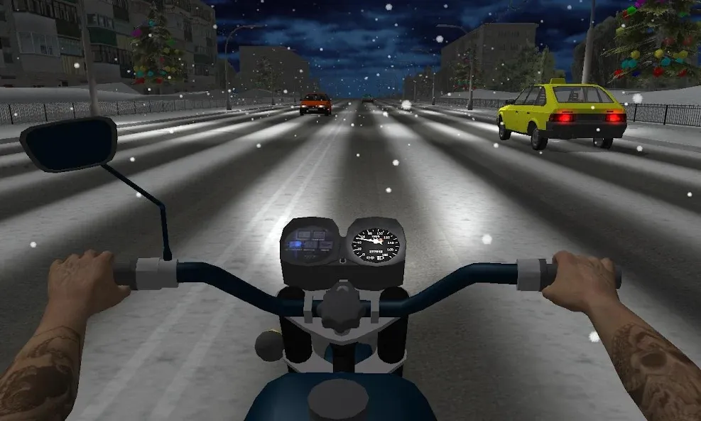 Russian Moto Traffic Rider 3D МОД/Взлом [Много монет, Открытые уровни и Мега MOD] Screenshot 5