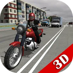 Скачать Russian Moto Traffic Rider 3D Взлом (много денег) на Андроид бесплатно