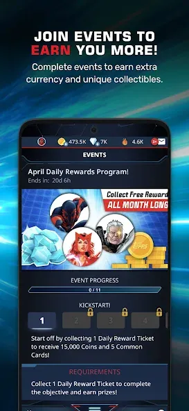 Marvel Collect! by Topps® МОД/Взлом [Все открыто, Дополнительные деньги и Меню MOD] Screenshot 5