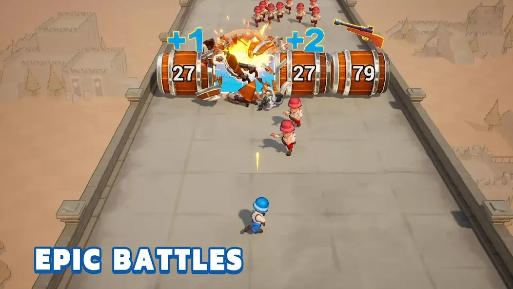 Top War: Battle Game (Топ Вар) МОД/Взлом [Много монет, Открытые уровни и Мега MOD] Screenshot 4