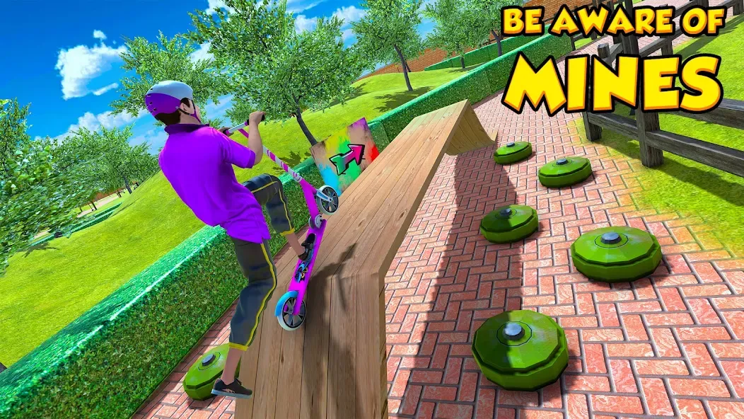BMX Air Skate Scooter Tricks МОД/Взлом [Много денег, Монет и Все открыто] Screenshot 1