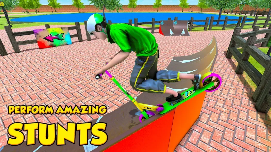 BMX Air Skate Scooter Tricks МОД/Взлом [Много денег, Монет и Все открыто] Screenshot 3