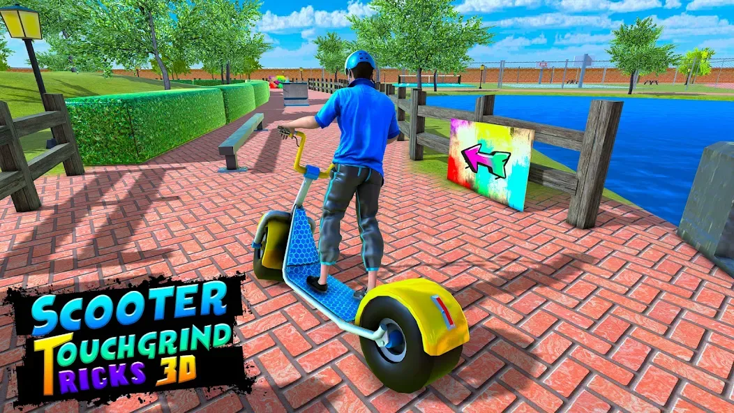 BMX Air Skate Scooter Tricks МОД/Взлом [Много денег, Монет и Все открыто] Screenshot 5