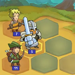 Скачать Взломанная Braveland Heroes на Андроид с мод меню много денег и кристаллов бесплатно