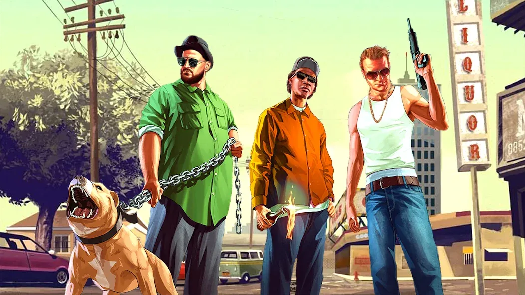 City Grand Gangster Crime (Сити Гранд Гангстер Крайм) МОД/Взлом [Бесконечные деньги, Монеты и Мега MOD] Screenshot 3