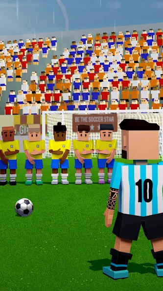 Mini Soccer Star: Football Cup (Мини Соккер Стар) МОД/Взлом [Меню, Бесконечные монеты и Открытые уровни] Screenshot 1