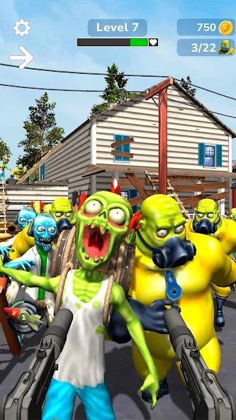 Tower Gunner: Zombie Shooter (Тауэр Ганнер) МОД/Взлом [Все открыто, Дополнительные деньги и Меню MOD] Screenshot 2