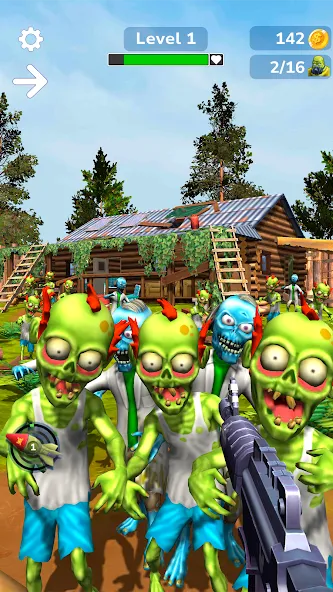 Tower Gunner: Zombie Shooter (Тауэр Ганнер) МОД/Взлом [Все открыто, Дополнительные деньги и Меню MOD] Screenshot 5