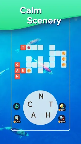 Puzzlescapes Word Search Games (Паззлскейпс Ворд Срч Геймс) МОД/Взлом [Бесконечные деньги, Монеты и Мега MOD] Screenshot 4