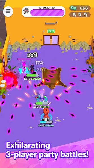Smash Party - Hero Action Game (Смэш Пати) МОД/Взлом [Много монет, Открытые уровни и Мега MOD] Screenshot 2
