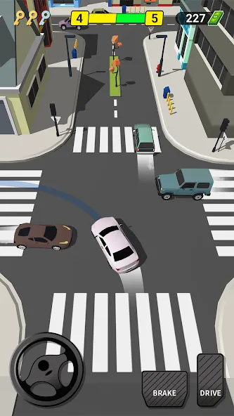 Pick Me Up 3D: Taxi Game (Пик Ми Ап 3Д) МОД/Взлом [Много денег, Монет и Все открыто] Screenshot 4