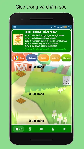 Nông Trại Kiếm Tiền Uy TínNhất МОД/Взлом [Много монет, Открытые уровни и Мега MOD] Screenshot 2
