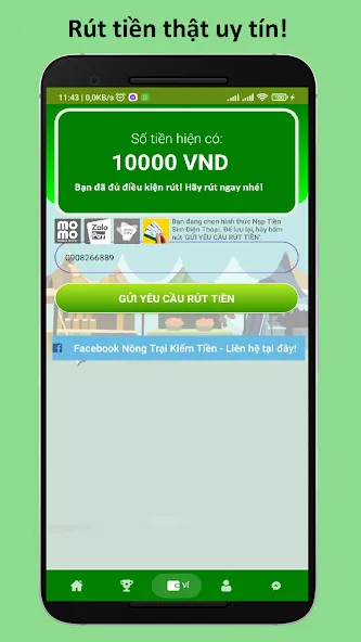 Nông Trại Kiếm Tiền Uy TínNhất МОД/Взлом [Много монет, Открытые уровни и Мега MOD] Screenshot 4