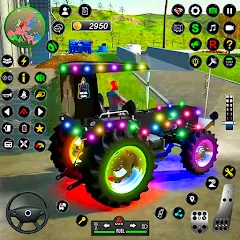 Скачать Взломанная Tractor Farming Games 2023 (Много денег) на Андроид телефон
