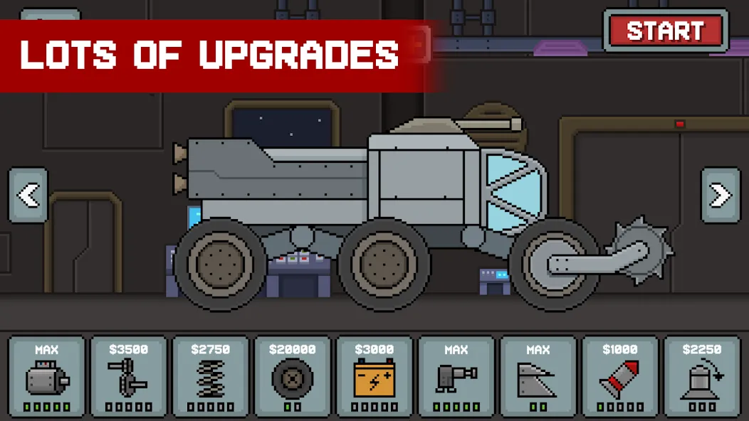 Death Rover: Space Zombie Race (Дэт Ровер) МОД/Взлом [Много монет, Открытые уровни и Мега MOD] Screenshot 1