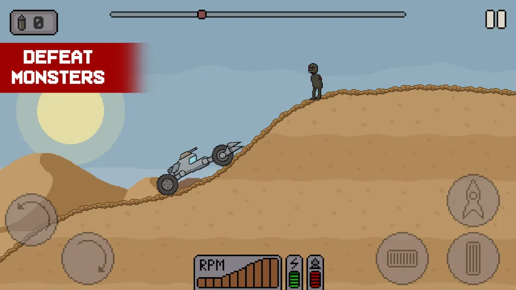 Death Rover: Space Zombie Race (Дэт Ровер) МОД/Взлом [Много монет, Открытые уровни и Мега MOD] Screenshot 2