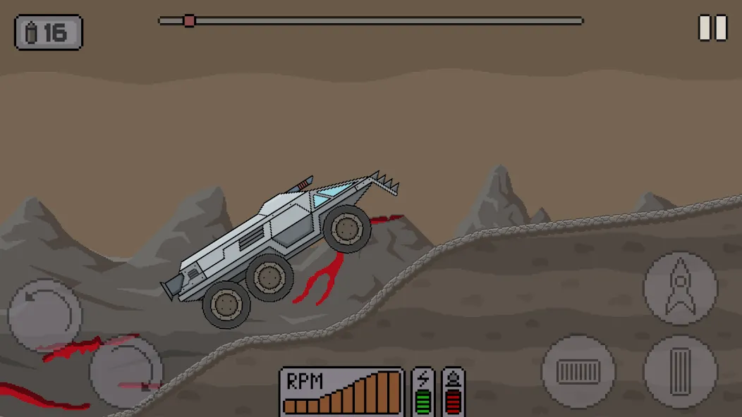 Death Rover: Space Zombie Race (Дэт Ровер) МОД/Взлом [Много монет, Открытые уровни и Мега MOD] Screenshot 5