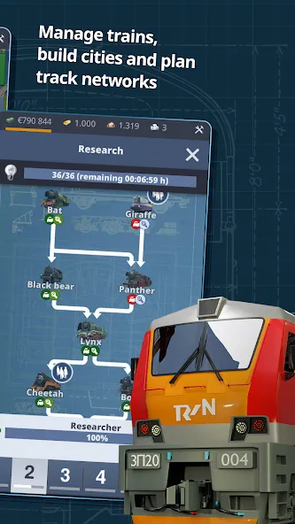 Rail Nation - Railroad Tycoon (Рэйл Нэйшн) МОД/Взлом [Много монет, Открытые уровни и Мега MOD] Screenshot 2