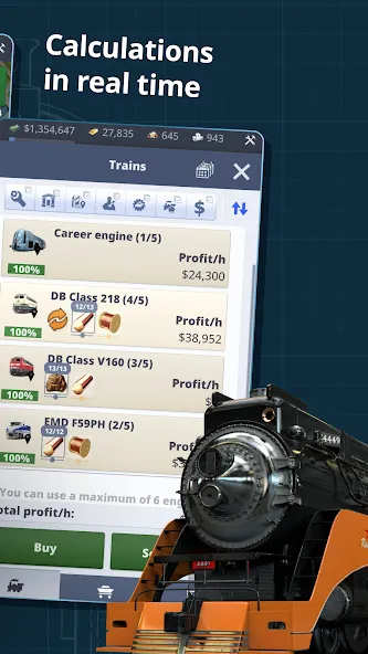 Rail Nation - Railroad Tycoon (Рэйл Нэйшн) МОД/Взлом [Много монет, Открытые уровни и Мега MOD] Screenshot 4
