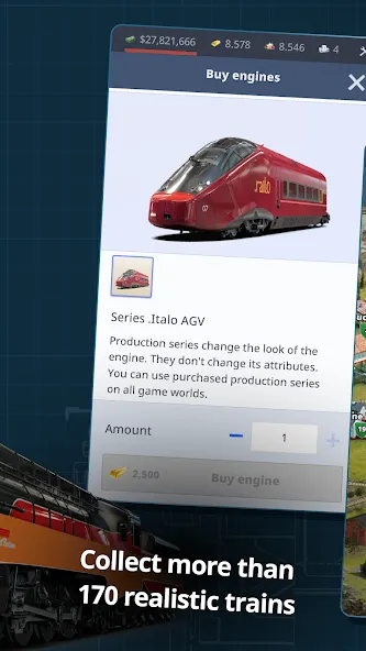 Rail Nation - Railroad Tycoon (Рэйл Нэйшн) МОД/Взлом [Много монет, Открытые уровни и Мега MOD] Screenshot 5
