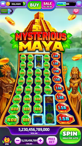 Spin To Rich - Vegas Slots (Спин Ту Рич) МОД/Взлом [Много монет, Открытые уровни и Мега MOD] Screenshot 5