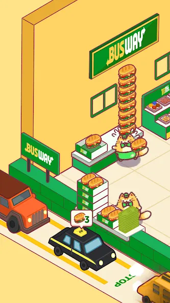 Cat Snack Bar: Cute Food Games (Кэт Снэк Бар) МОД/Взлом [Бесконечные деньги, Монеты и Мега MOD] Screenshot 1
